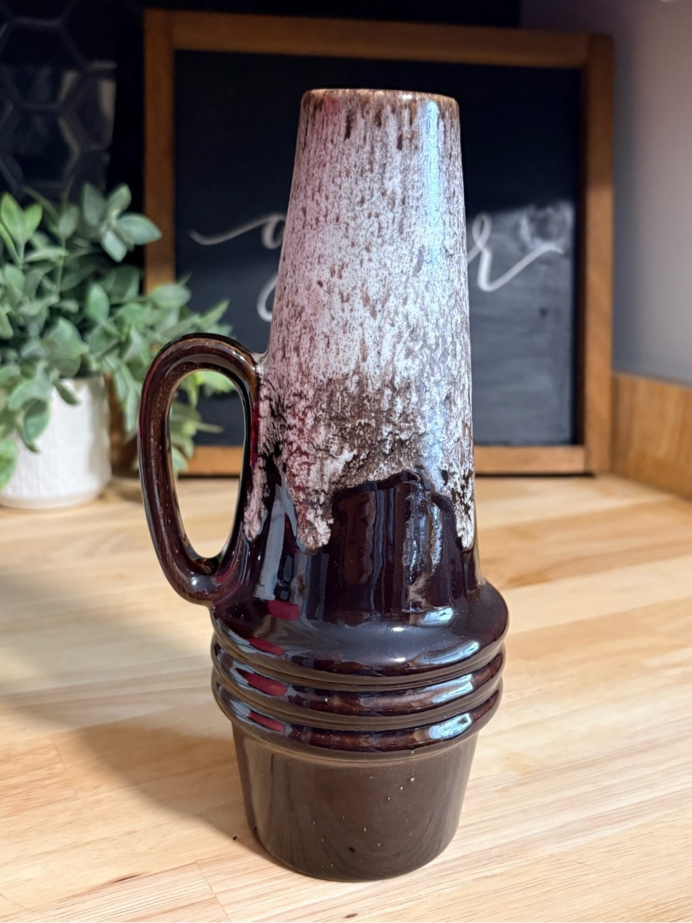 West German Fat Lava pottery vase